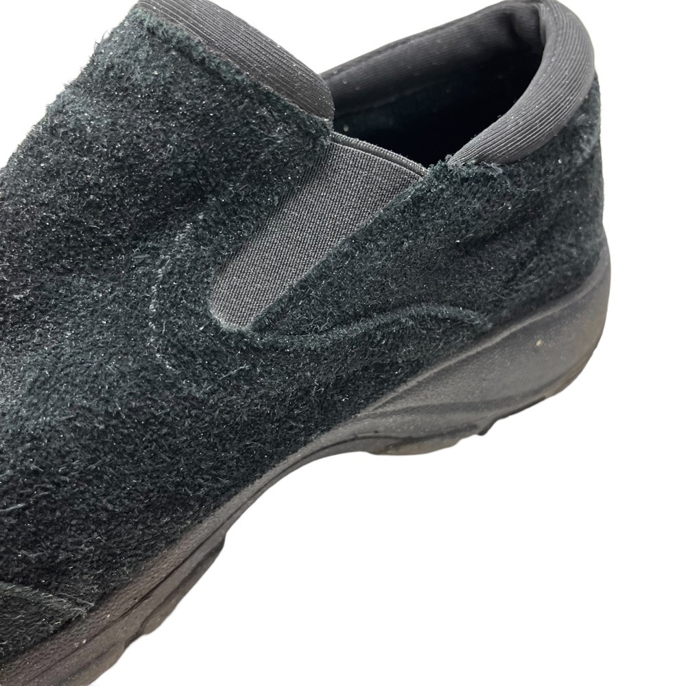 LAND'S END Genuine Leather Black Suede Loafers Casual Flats Low Top Shoes 9.5 D - Picture 10 of 16